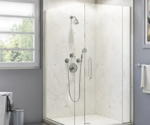 bathroom remodel Nashville TN with modern tile design
